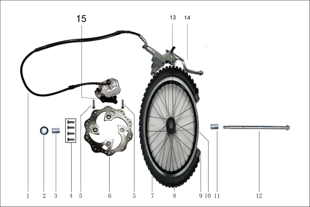 Переднее колесо