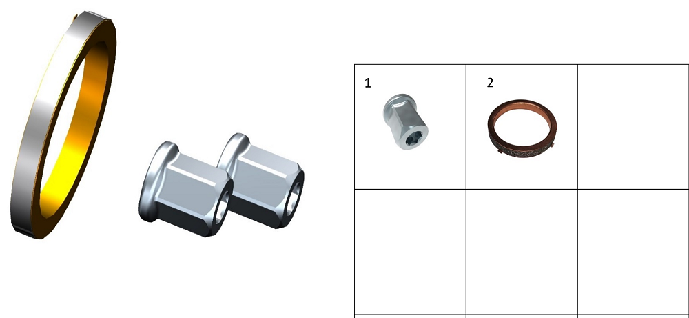 Элементы крепления выхлопной системы