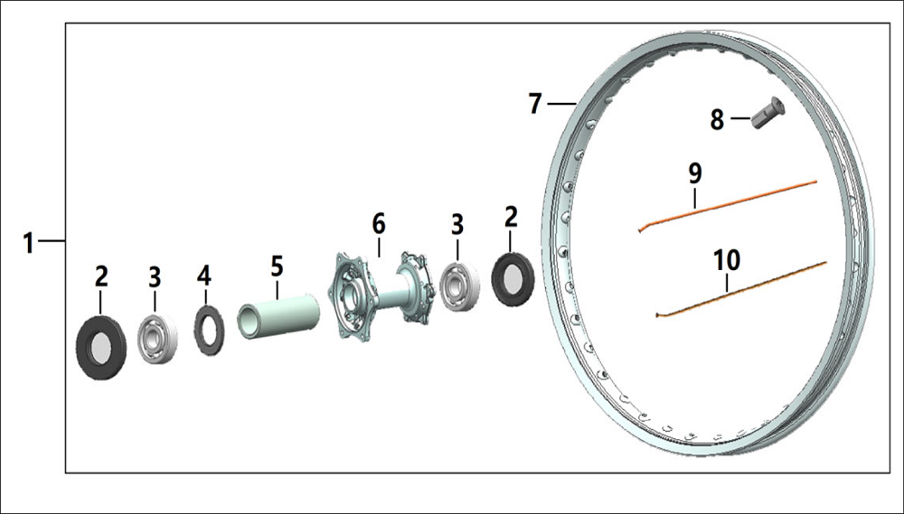 Ступица заднего колеса