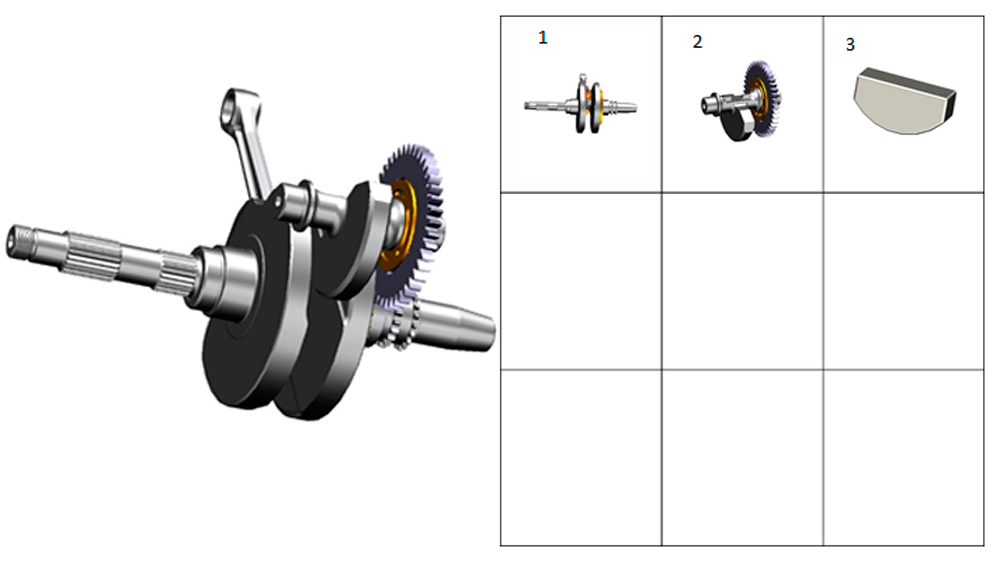 Коленчатый вал ZT1P77MP