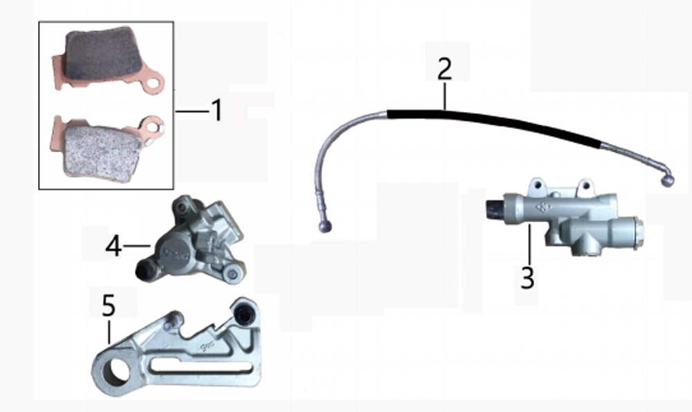 Суппорт задний