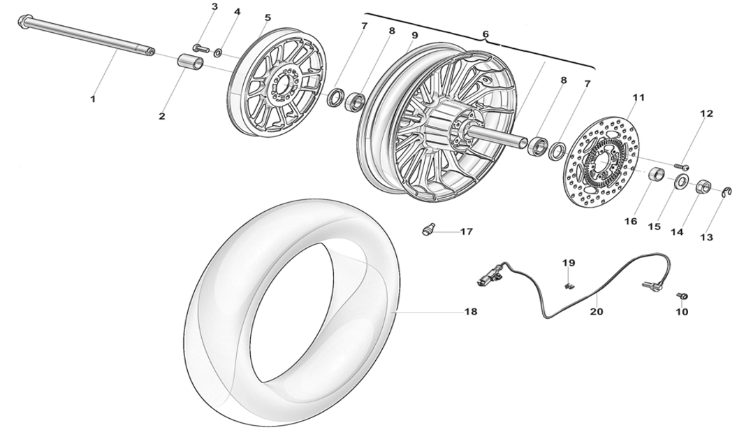Колесо заднее
