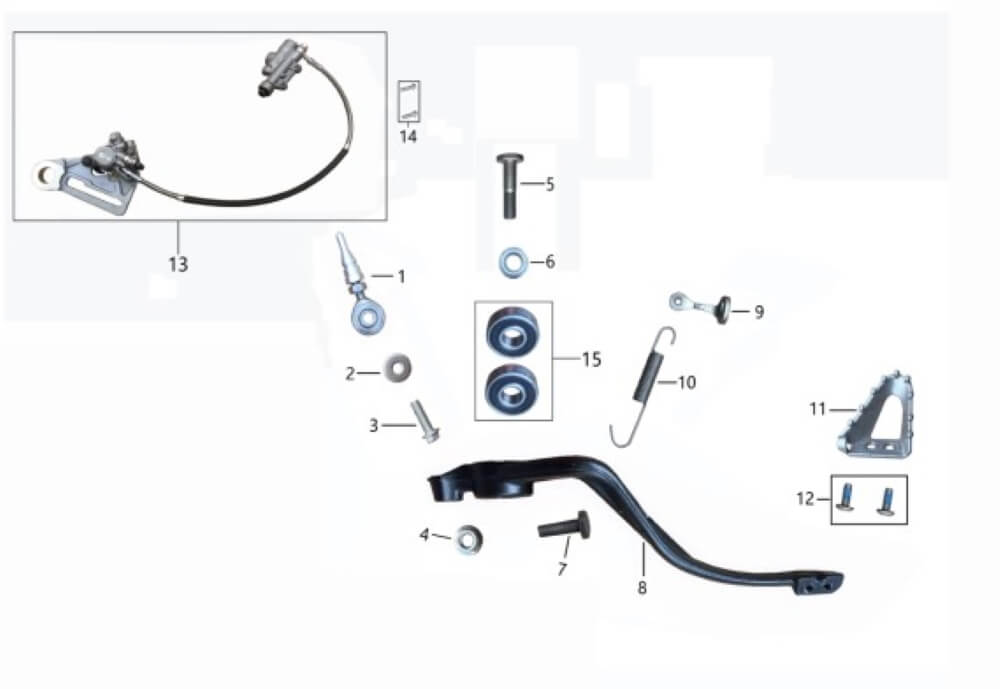 Задняя тормозная система
