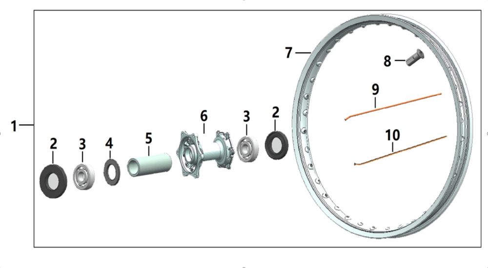Ступица заднего колеса