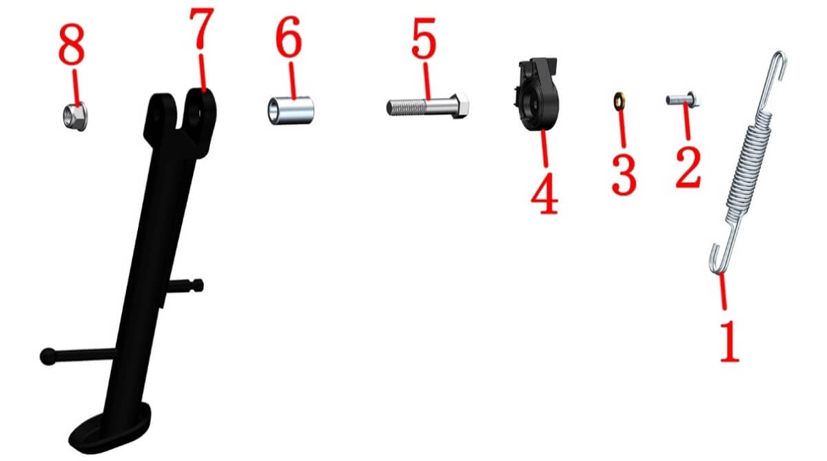 Подножка боковая