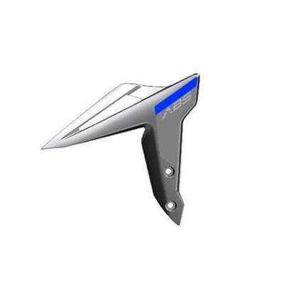 Накладка подкрылка передняя левая (серебристая) ZONTES ZT703-RR 