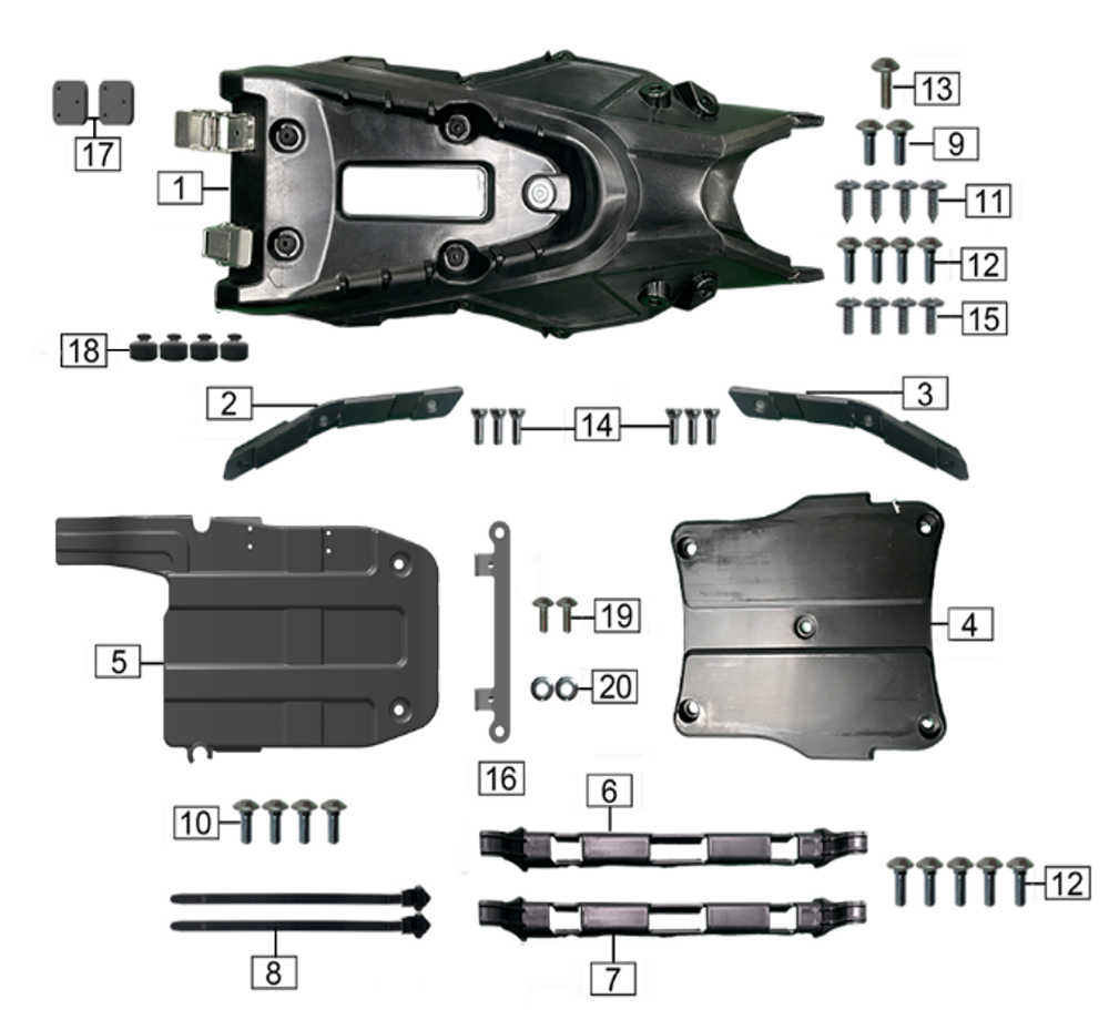 Крышка аккумуляторной батареи