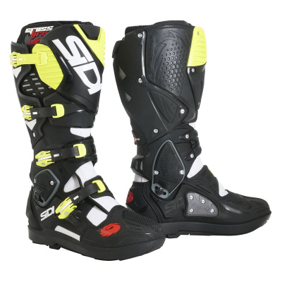 Мотоботы SIDI CROSSFIRE 3 SRS (Hi-Vis желтый/белый/черный, 40, 3800439-955-9389)