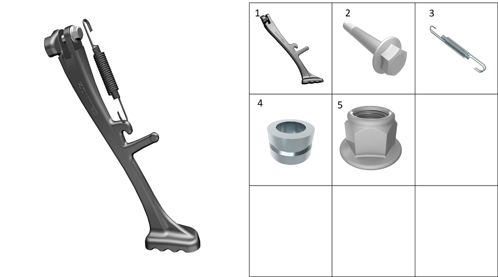 Подножка откидная