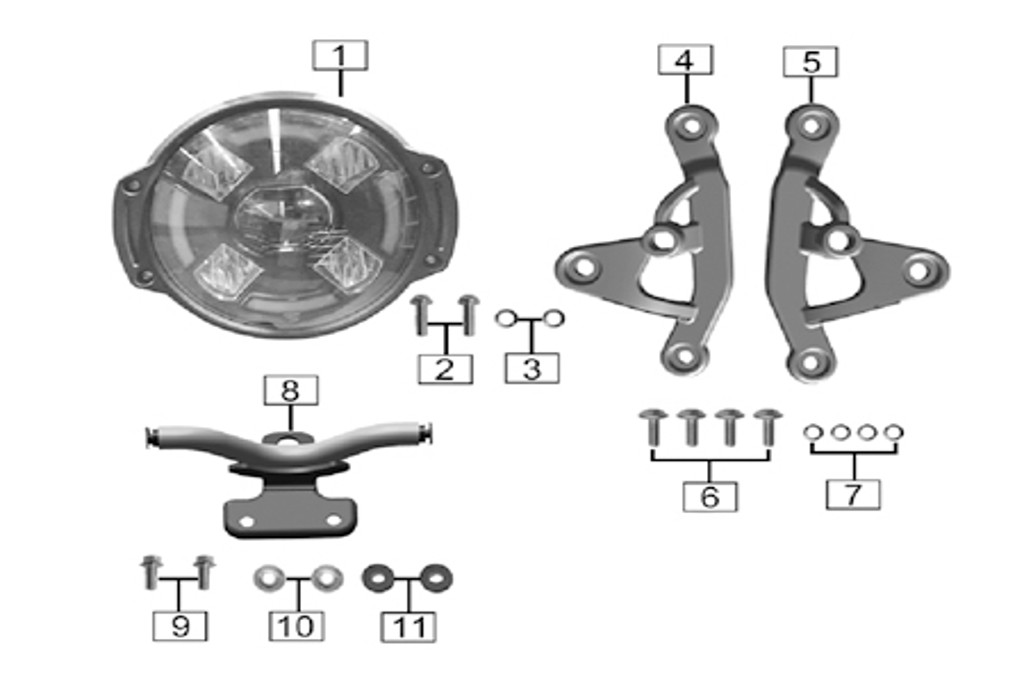 Фара передняя