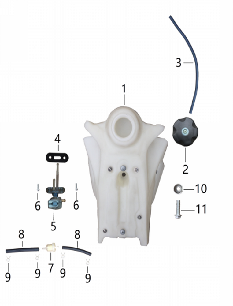 Бак топливный