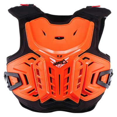 Защита панцирь подростковый Leatt Chest Protector 4.5 Junior (оранжевый/белый, S/M, 5017120114)