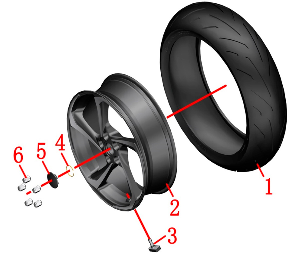 Колесо заднее