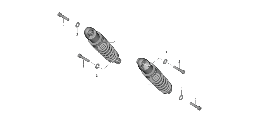 Амортизаторы задние