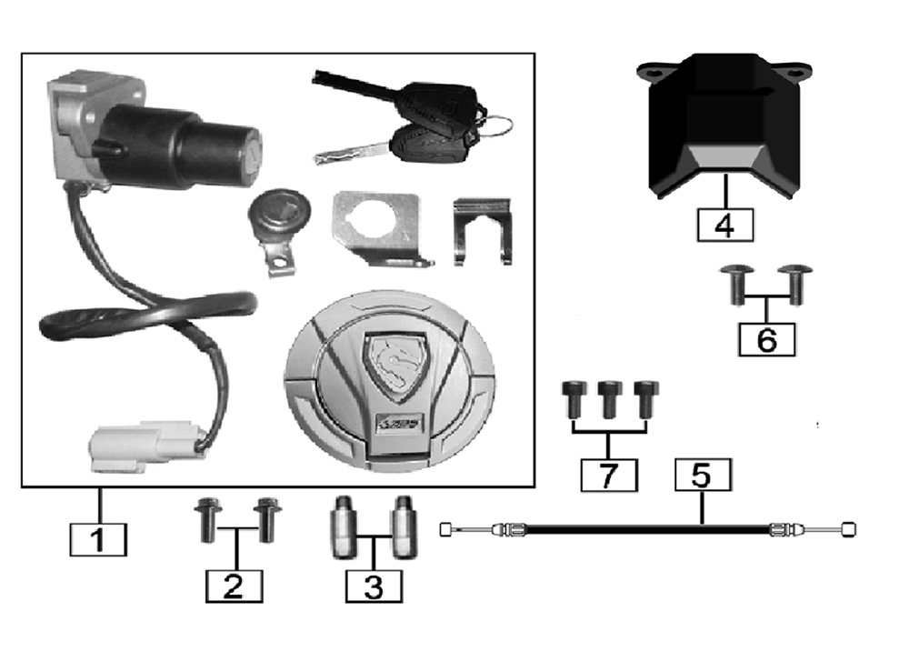 Набор замков