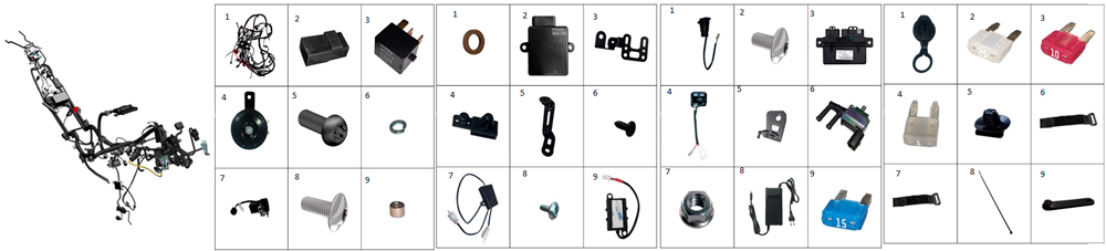 Проводка и электрокомпоненты