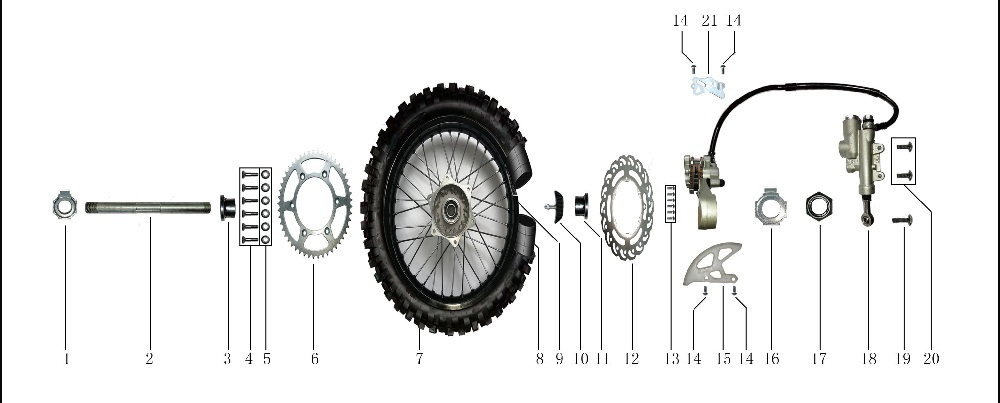 Заднее колесо