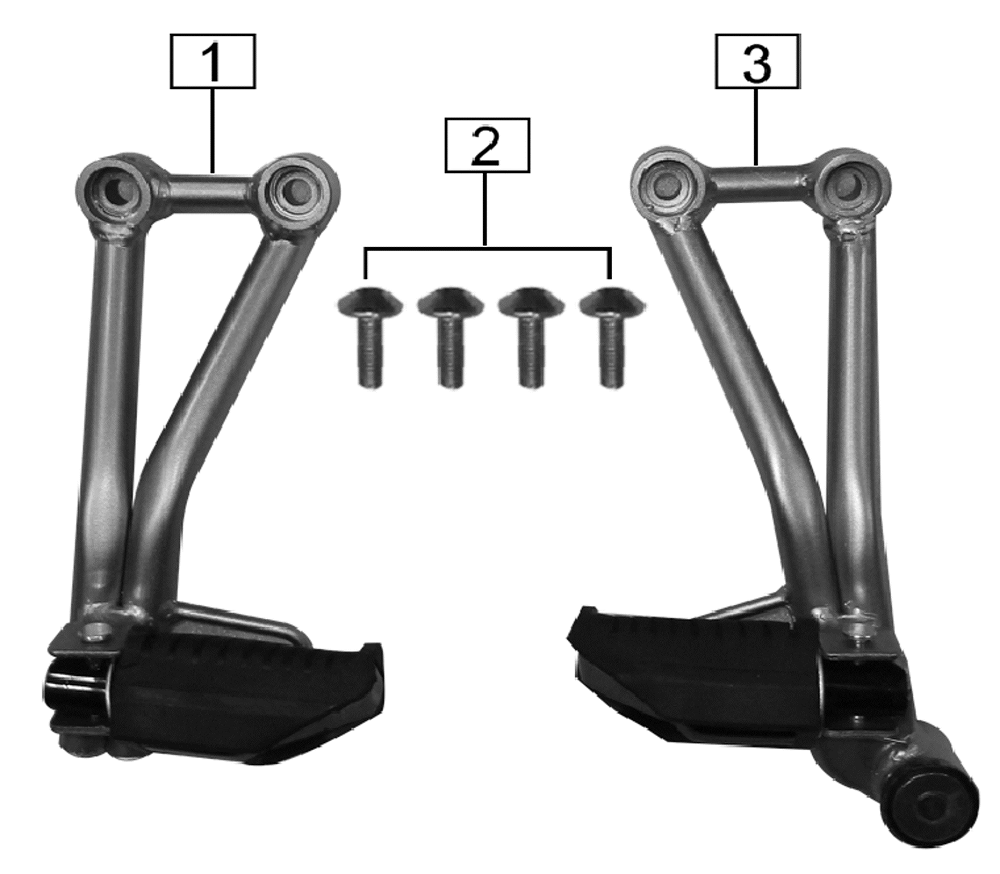 Подножки задние