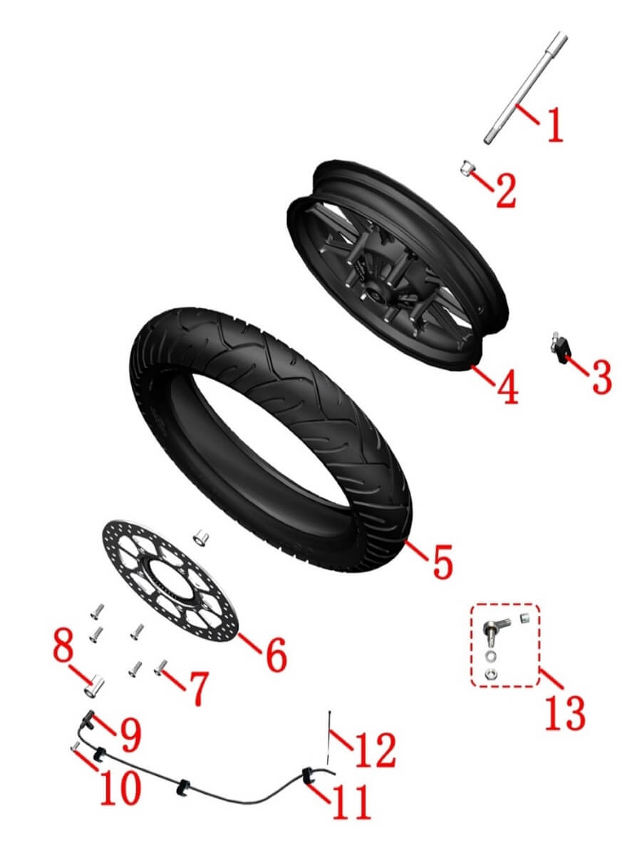 Колесо переднее