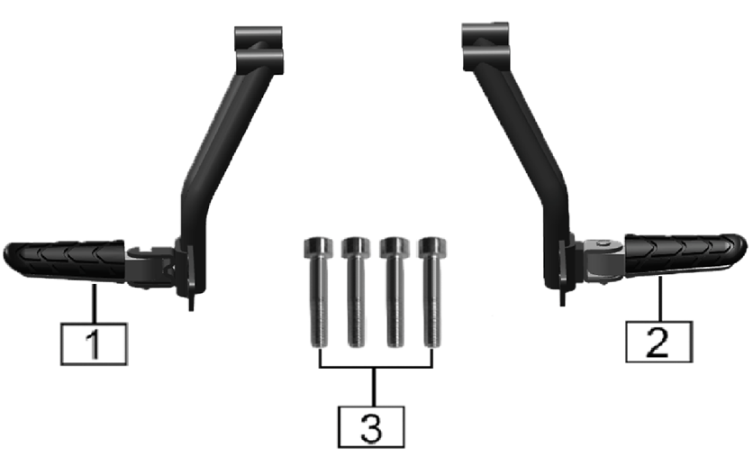 Подножки задние