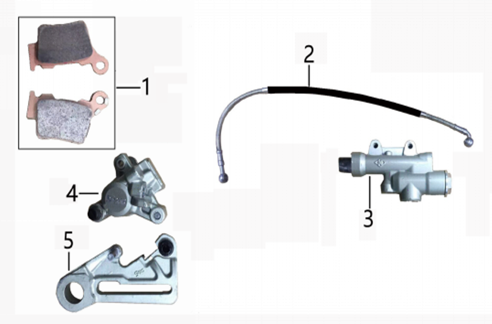 Колодки задние