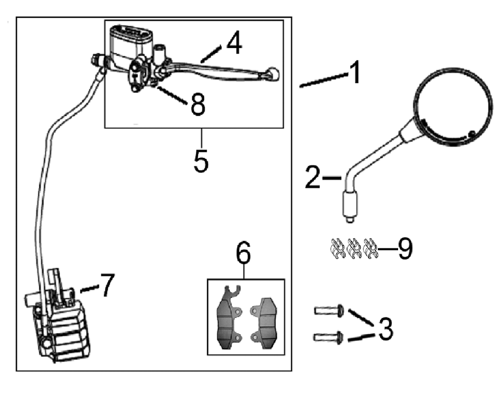 Передняя тормозная система