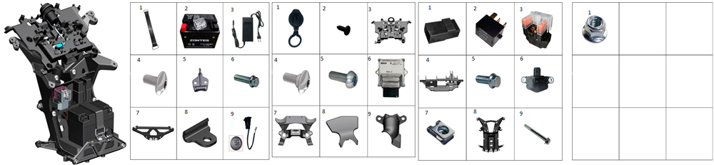 Отсек электрокомпонентов