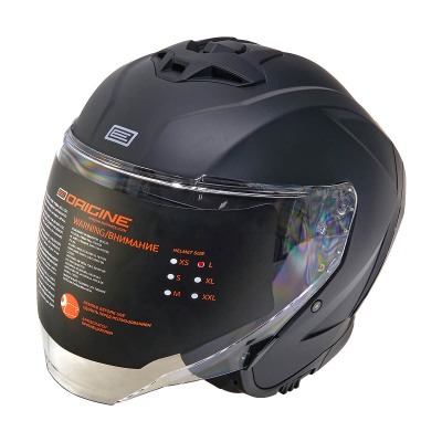 Шлем открытый ORIGINE APRICA SOLID  (черный матовый, XL, 1560035-823-9554)