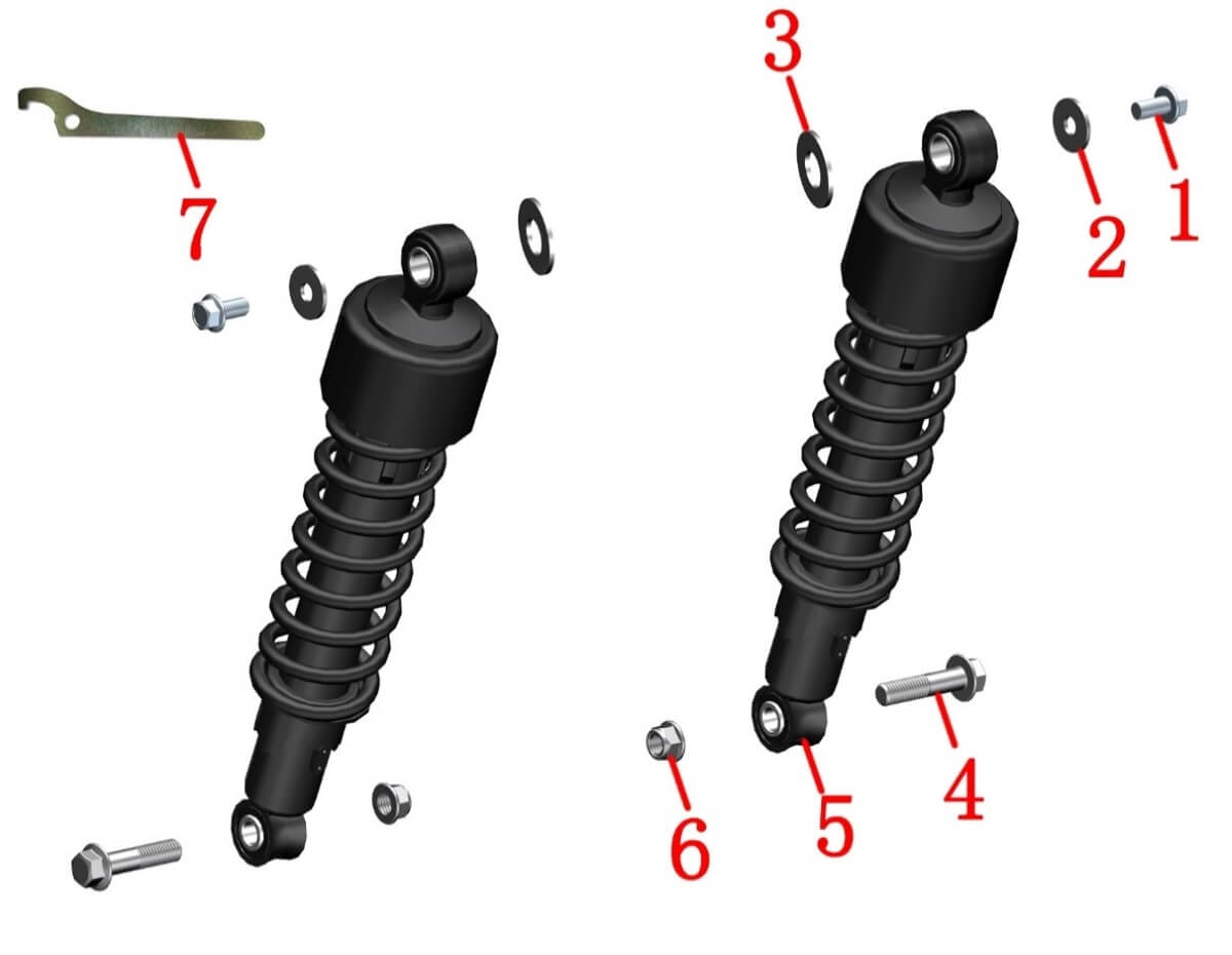 Амортизаторы задние