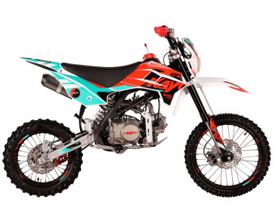 Питбайк KAYO BASIC K125EM 17/14 KRZ (механ. сцепл., эл. стартер 2026 г.) (, заводская упаковка, 1560012-789-4030)