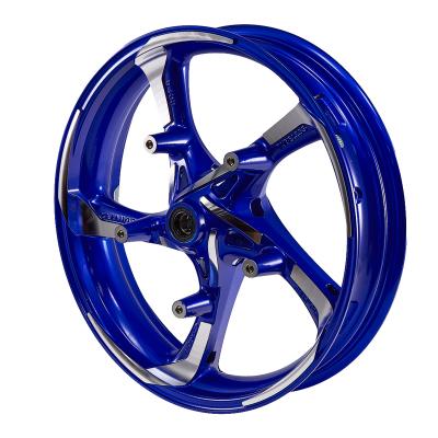 Диск 17"х3,5 передний литой ZONTES ZT350 GK (синий)