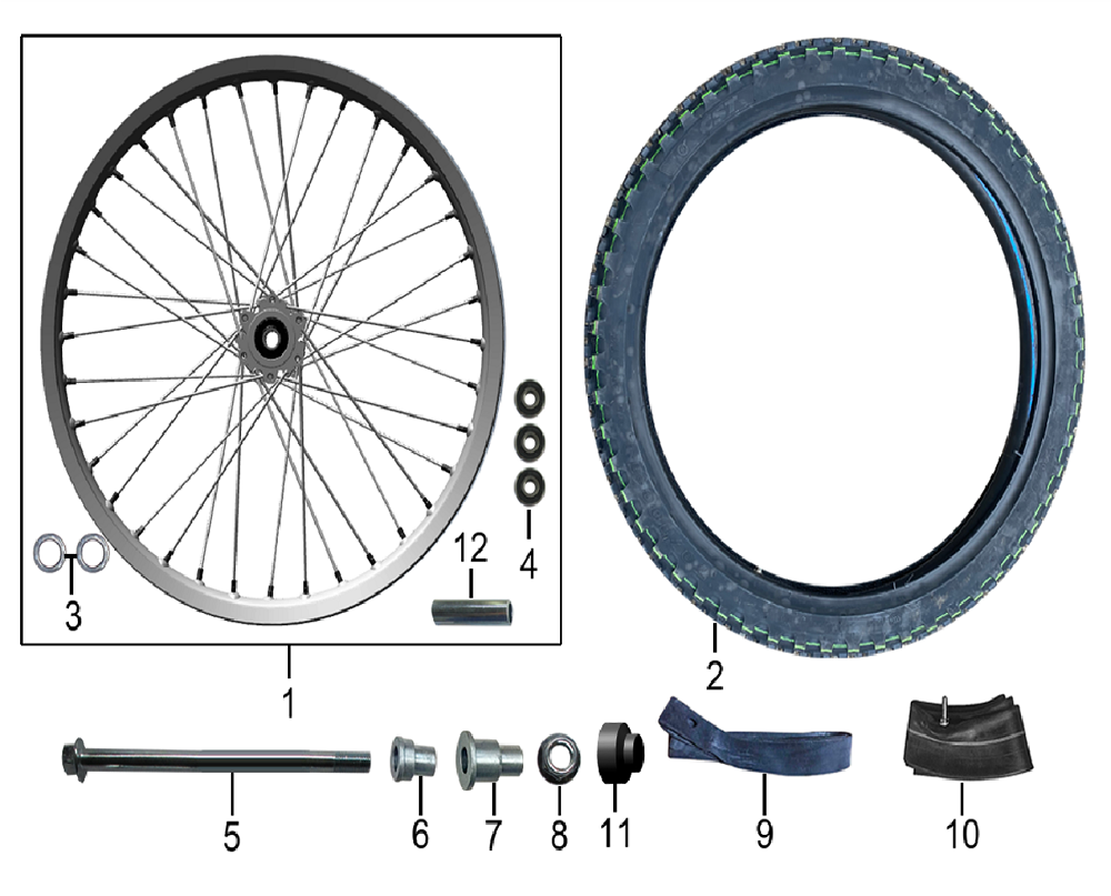 Заднее колесо