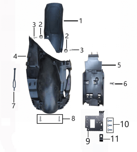 Заднее крыло