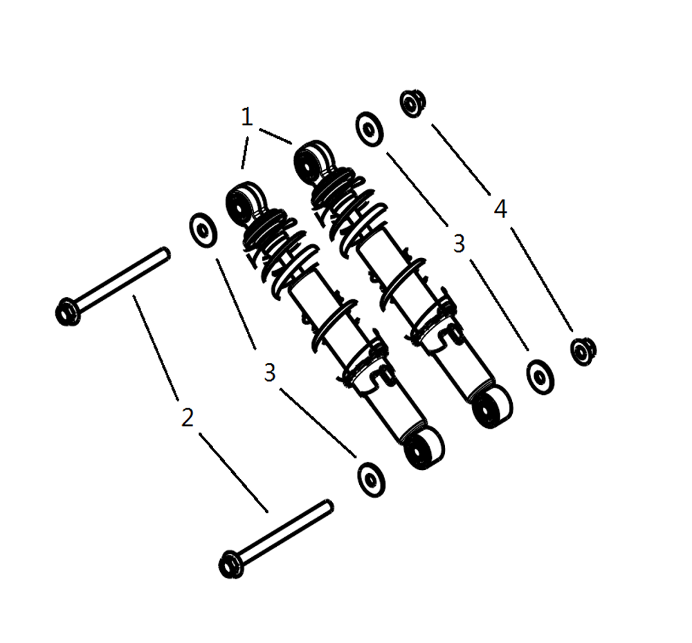 Амортизатор задний