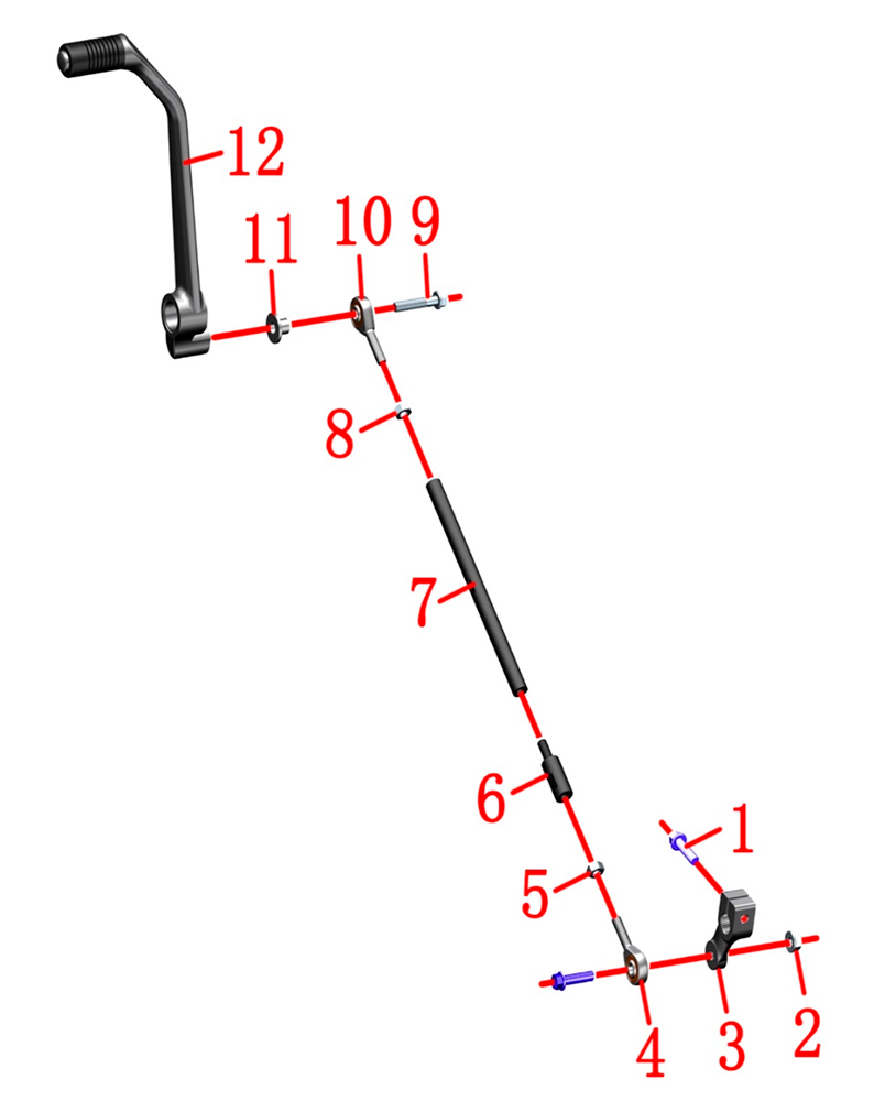 Рычаг переключения передач