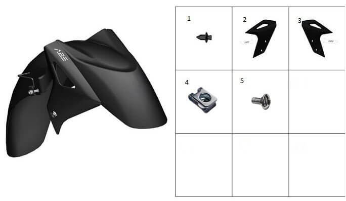 Крыло переднее (Special Black)2