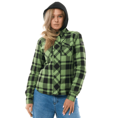 Моторубашка STREETFIGHTER Woman Green с защитой (зеленый, L, 1560587-815-3975)