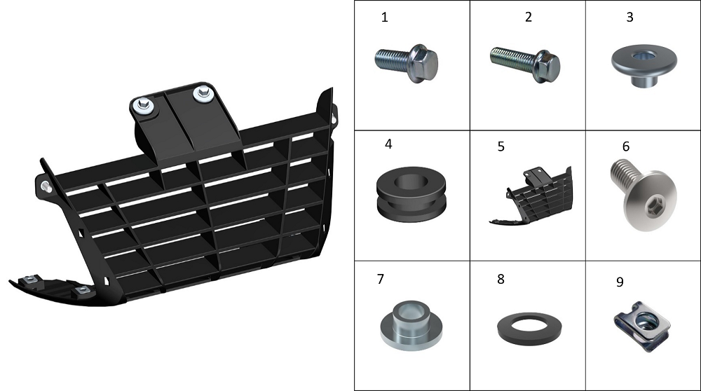Нижний средний кожух