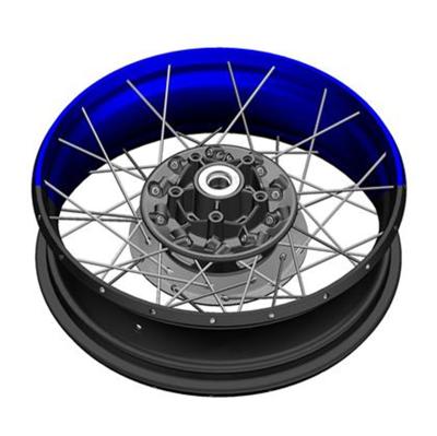 Диск 17"х4,5 задний (синий) ZONTES ZT350 GK