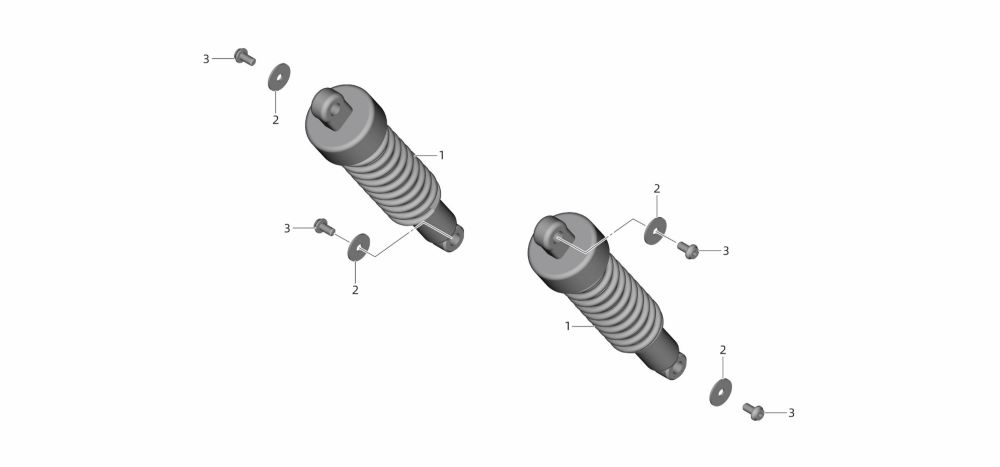 Амортизаторы задние