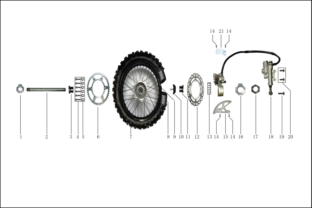 Заднее колесо
