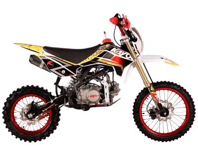 Питбайк KAYO EVOLUTION K125EM 17/14 KRZ (механ. сцепл., эл. стартер 2026 г.) (, заводская упаковка, 1560012-789-7128)