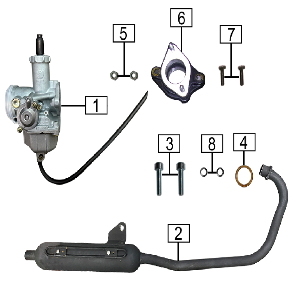 Карбюратор Выхлопная система