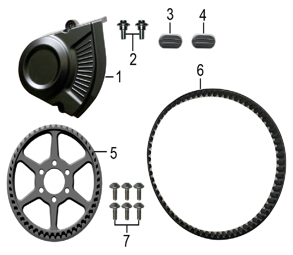 Шкив ведомый