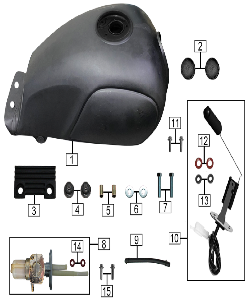 Бак топливный