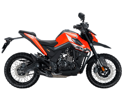 Мотоцикл ZONTES ZT200-U1 (4T ZT163ML EFI) 17/17 ПТС (оранжевый, заводская упаковка, 1560537-796-9366)