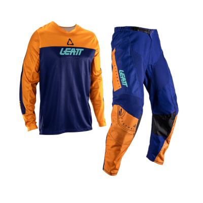 Комплект мотоджерси/мотоштаны детский Leatt 3.5 Mini Ride Kit (оранжевый, XXS, 5026001060)