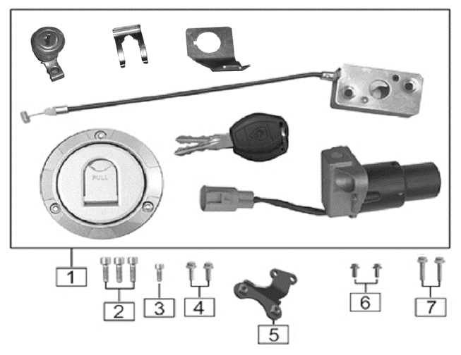 Набор замков
