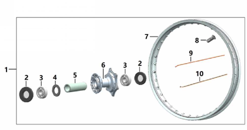 Ступица передняя