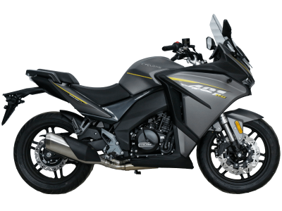 Мотоцикл CYCLONE RG401 (SR400GS-B) ПТС (серый, заводская упаковка, 1560555-796-9789)